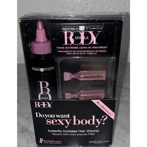 SEBASTIAN Double Body Thick Extreme Leave-In Treatment Kit: Lotion & Serum